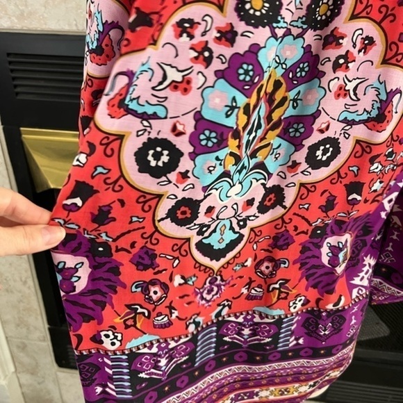 Grand and Greene Bohemian Flowy Colorful Top - Picture 9 of 15